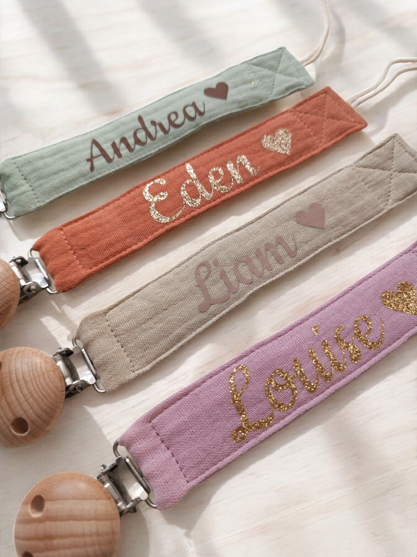 Attache tétine personnalisé