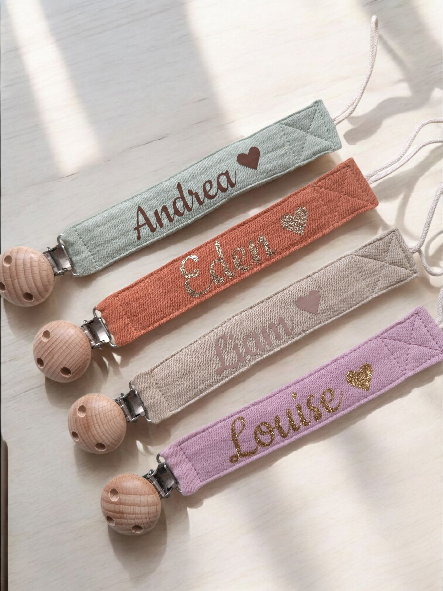 Attache tétine personnalisé